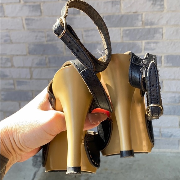 CABARET Vintage leather heels - Picture 10 of 10